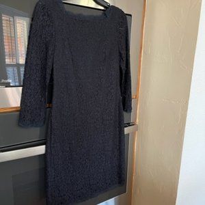 Adrianna Papelle Black Lace Dress Size 2